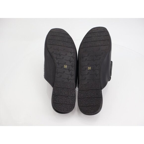 BC Footwear Brunch Date Mule Black Vegan Flat Born in California Size 10 - Picture 7 of 9